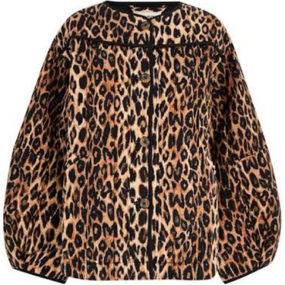 Damson Madder Macy Leopard Print Women's Jacket